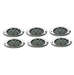 Deflektory ovál - 6ks