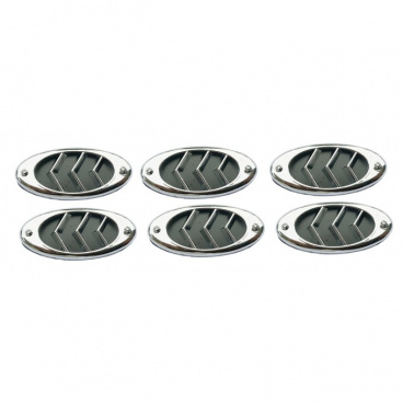 Deflektory ovál - 6ks