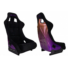 Sportovní křeslo SLIDE KS2 Premium Černý Velur & Gradient Glitter