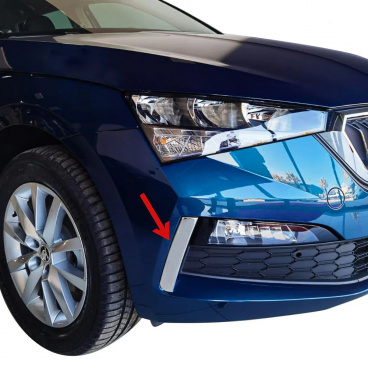 Nerez boční lišty spodní masky Škoda Scala 2019+