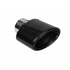 Koncovka tlumiče 150x90mm vstup 67mm Carbon Gloss