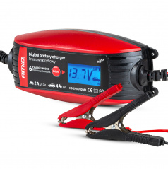 Digitální usměrňovač nabíječka na akumulátor 6V 12V - 2A 4A - DVL DBC AMIO-02088