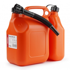 Plastový dvoukomorový kanystr 6L + 2,5L