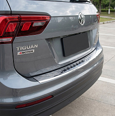 Nerez kryt zadního nárazníku  VW Tiguan II 2016+ (vč. ALLSPACE), Ssangyong Tores 2022+ leštěný