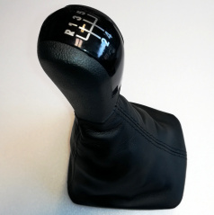 Hlavice řadící páky s manžetou Škoda Octavia II 1Z 5 rychl. černá