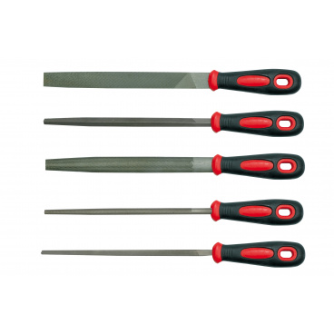 Sada pilníků zámečnických 200 mm 5 ks VOREL Sada pilníků zámečnických 200 mm 5 ks VOREL