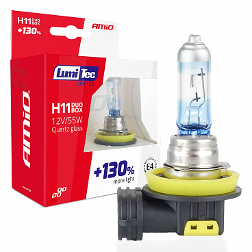 Halogenové žárovky H11 12V 55W LumiTec LIMITED +130% - 2 ks Halogenové žárovky H11 12V 55W LumiTec LIMITED +130% - 2 ks