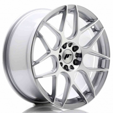 JR Wheels JR18 18x8,5 ET40 5x112/114 Stříbrná Leštěná