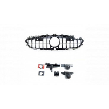 Gril Mercedes-Benz CLS C257 GT Lesklá černá Kamera