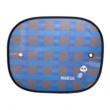 Clony sluneční na boční okno SPARCO modré 44x36 cm 2ks Clony sluneční na boční okno SPARCO modré 44x36 cm 2ks