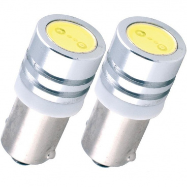 Žárovka LED T10 303 CHIP 12V 1W bílá bajonet 2 ks Žárovka LED T10 303 CHIP 12V 1W bílá bajonet 2 ks