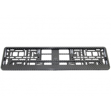 Podložka pod SPZ nerez s karbon designem Podložka pod SPZ nerez s karbon designem