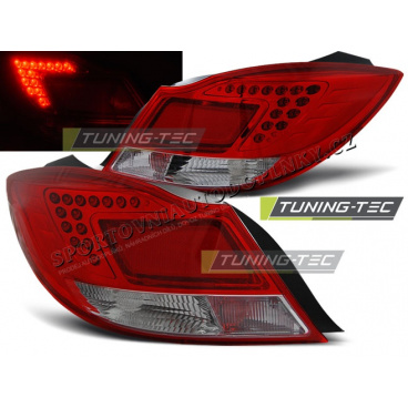 Opel Insignia 2008- 4D/HB Hatchback / sedan zadní LED lampy red white Opel Insignia 2008- 4D/HB Hatchback / sedan zadní LED lampy red white