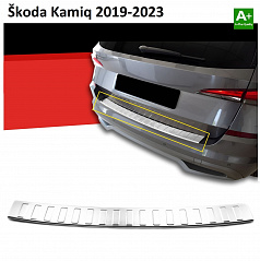 Nerez ochranný panel zadního nárazníku Škoda Kamiq 2019-23