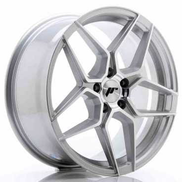 JR Wheels JR34 18x8 ET35 5x120 Stříbrná Leštěná Čelní Strana