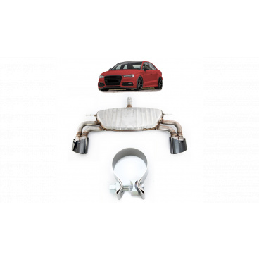 Koncový tlumič Black AUDI A3 2017-2019