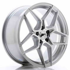 JR Wheels JR34 18x8 ET42 5x112 Stříbrná Leštěná Čelní Strana
