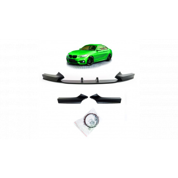 Přídavný díl BMW 2 F22 F23 Nárazník Přední Matná Černá