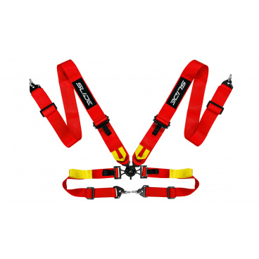 Sportovní pásy Slide V2 Quick Červené 4P 3" Sportovní pásy Slide V2 Quick Červené 4P 3"