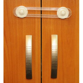 Pojistka proti otevření nábytkových dveří 2ks