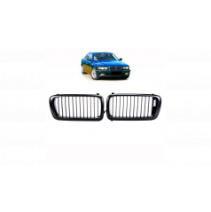 Gril BMW 7 E38 jednotlivé žebro Matt Black