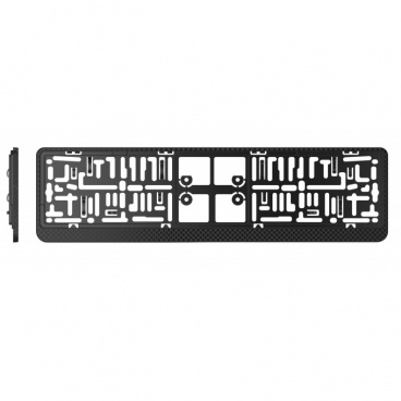 Podložka pod SPZ carbon 3D černá Podložka pod SPZ carbon 3D černá