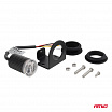 Výstražná lampa kulatá oranžová LED R65 12V 24V 12W