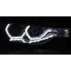 BMW F30/F31 10.2011 - 05.2015 přední světla Angel eyes LED chrome DRL