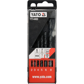 Sada vrtáků na kov 6 ks