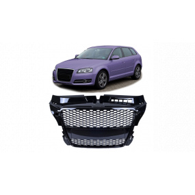 Gril Audi A3 8P Facelift Lesklá Černá