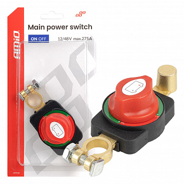 Hlavní vypínač proudu páka baterie 12V-48V max 275A