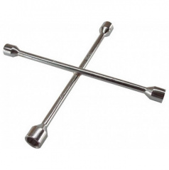 Klíč na kola křížový chrom 17,19,21 a 23 mm