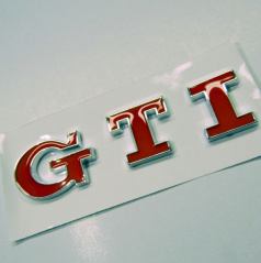 Znak GTI samolepící pro koncernové vozy VW