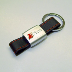 Klíčenka - přívěšek na klíče Audi S-LINE kožená