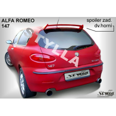 Alfa Romeo 147 2001+ spoiler zadních dveří horní 