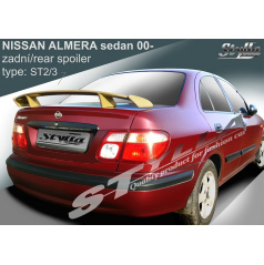 Nissan Almera sedan 2000+ zadní spoiler (EU homologace)