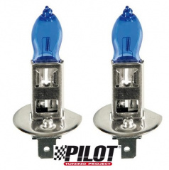 Žárovky H1 100W Pilot Xenium Race - 2 ks + navíc 2 parkovací žárovky