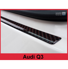 Carbon kryt- ochrana prahu zadního nárazníku Audi Q3 2011+