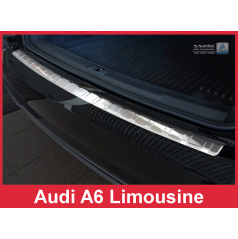 Nerez kryt- ochrana prahu zadního nárazníku Audi A6 sedan 2015-17