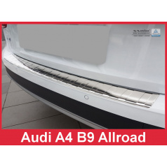 Nerez kryt- ochrana prahu zadního nárazníku Audi A4 B9 Allr. 2016+
