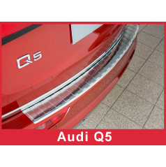 Nerez kryt- ochrana prahu zadního nárazníku Audi Q5 2008-16
