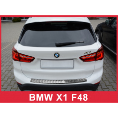 Nerez kryt- ochrana prahu zadního nárazníku BMW X1 F48 2015+