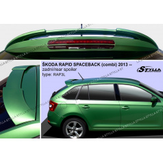 Škoda Rapid Spaceback 2012+ zadní spoiler (EU homologace)