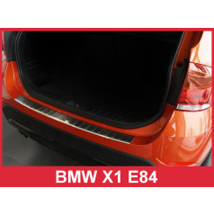 Nerez kryt- ochrana prahu zadního nárazníku BMW X1 E84 2009-12