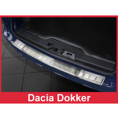 Nerez kryt- ochrana prahu zadního nárazníku Dacia Dokker 2012-16