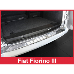 Nerez kryt- ochrana prahu zadního nárazníku Fiat Fiorino III 2007+