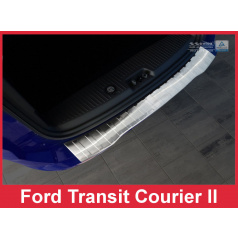 Nerez kryt- ochrana prahu zadního nárazníku Ford Transit Courier II 2014-16