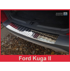 Nerez kryt- chrom ochrana prahu zadního nárazníku Ford Kuga II 2013-16