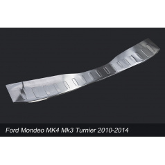 Nerez kryt- ochrana prahu zadního nárazníku Ford Mondeo III Mk4 Turnier 2010-14