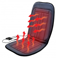 Potah sedadla vyhřívaný neklouzavý s termostatem 12V 